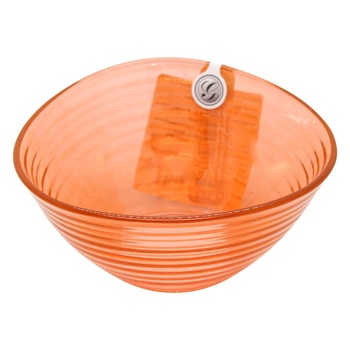 Glasmark Rainbow Glass Salad Bowl 12cm orange - buy, prices for ULTRAMARKET - photo 2