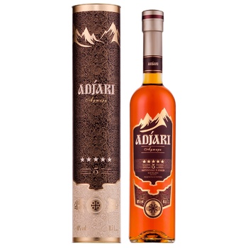 Коньяк Adjari 5 років 40% 0.5л - купити, ціни на Торба - фото 1