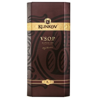 Коньяк Klinkov VSOP 42% 0.5л - купить, цены на NOVUS - фото 3