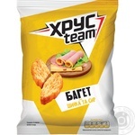 HrusTeam Baget Crackers with Ham and Cheese Flavor 60g