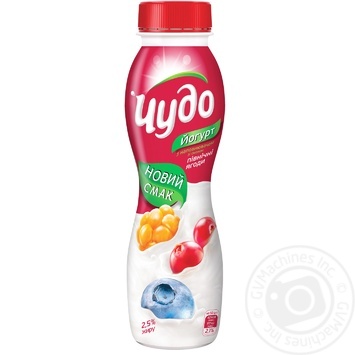 Йогурт Чудо Северные ягоды 2,5% 270г - купить, цены на Чудо Маркет - фото 1
