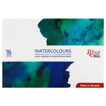 Rosa Studio Watercolor Paint Set 16 colors