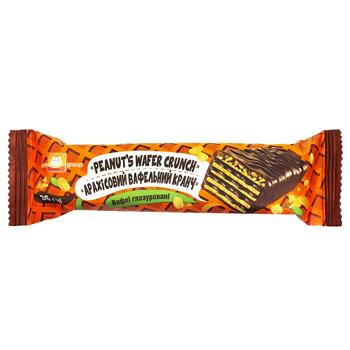 Eurogroup Peanut Waffle Crunch Wafers 36g