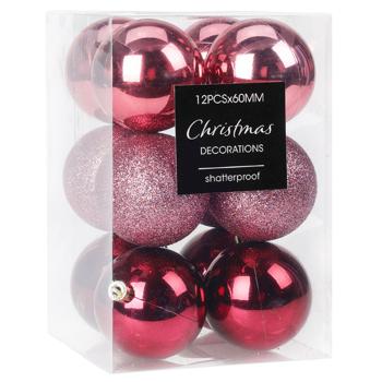 Christmas Ball Set 12pcs*60mm - buy, prices for - photo 1