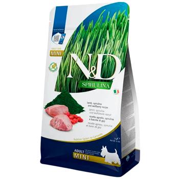 Farmina N&D Grain Free Mini Adult сухий корм для собак 2 кг - ягня, спіруліна та ягоди годжі - купить, цены на MasterZoo - фото 1