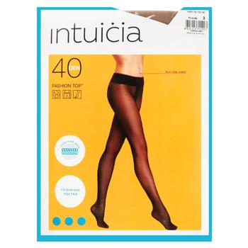 Intuyitsiya Fashion Top Women's Tights 40 den 3 daino - buy, prices for Ideal - photo 1