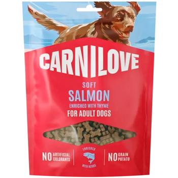 Ласощі для собак Carnilove Soft Snack з лососем та чебрецем 200г - купити, ціни на MasterZoo - фото 1