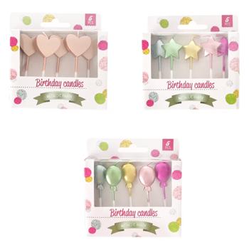 Свечи для торта 5шт 6см S37400190 - купить, цены на Таврия В - фото 1