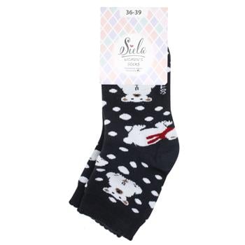 Siela Bear Classic Terry Women's Socks s.36-39 Grey - buy, prices for - photo 1