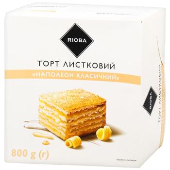 Торт Rioba Наполеон Классический слоеный 800г - купить, цены на - фото 3