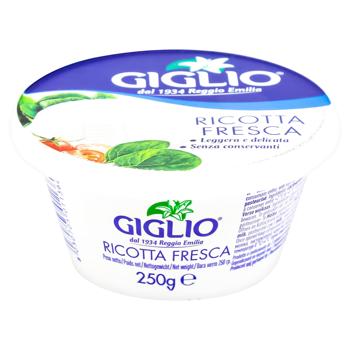 Giglio Ricotta Fresca Cheese 44% 250g - buy, prices for COSMOS - photo 1