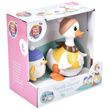 Іграшка інтерактивна One Two Fun Качина сім'я