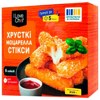 Cheese mozzarella I love chef 210g - buy, prices for Supermarket "Kharkiv" - photo 1