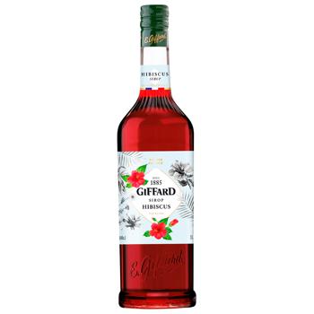 Giffard Hibiscus Syrup 1l - buy, prices for WINETIME - photo 1