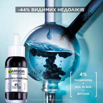 Сироватка-пілінг Garnier для обличчя з вугіллям 30мл - купити, ціни на - фото 6