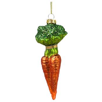 Decoris Vegetables Glass Pendant 11cm in assortment - buy, prices for - photo 3