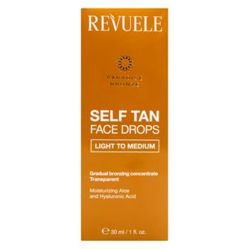 Revuele Light-Medium Self-Tanning Face Drops 30ml - buy, prices for MegaMarket - photo 2