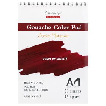 Альбом для художественных работ Chivalry А4 20 листов - купить, цены на МегаМаркет - фото 1