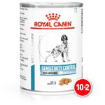 Корм вологий Royal Canin Sensitivity Control з качкою та рисом для собак із чутливим травленням 10+2шт х 420г