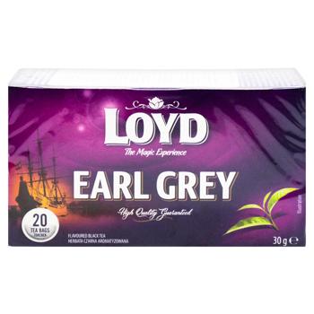 Чай чорний Loyd Earl Grey 1,5г*20шт - купити, ціни на КОСМОС - фото 3