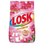 Стиральный порошок Losk Color Ароматерапия Эфирные масла и аромат малазийского цветка автомат 2,1кг
