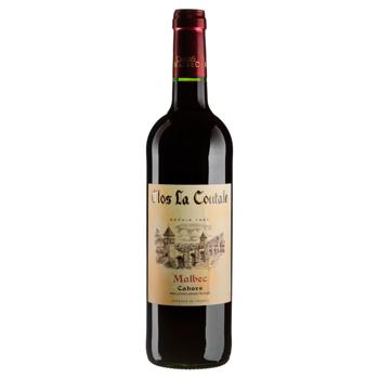 Clos La Coutale Cahors Red Dry Wine 13.5% 0.75l - buy, prices for MegaMarket - photo 1