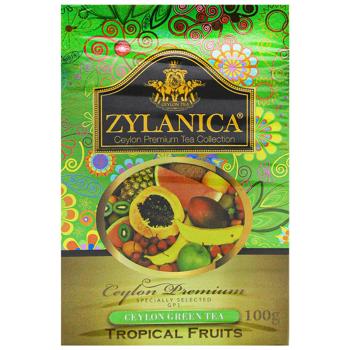 Чай зелений Zylanica з тропічними фруктами 100г - купити, ціни на Епіцентр FOOD - фото 2