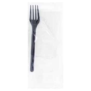 Fork+Napkin Disposable Set №1 - buy, prices for COSMOS - photo 1