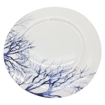 Blue wood Ceramic Plate 26cm - buy, prices for - photo 5