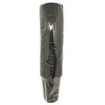 Black Plastic Cups 200ml 50pcs
