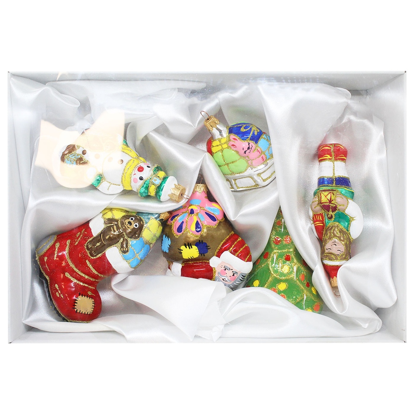 

Игрушка елочная Manbor Новогодний 23,5х34,5х8см 6шт