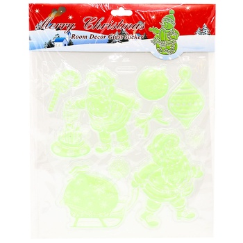 Stickers Merry Christmas 23x29cm 6526-119 assortment - buy, prices for - photo 3