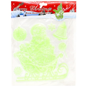 Stickers Merry Christmas 23x29cm 6526-119 assortment - buy, prices for - photo 4
