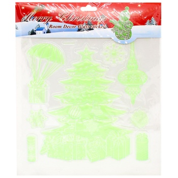 Stickers Merry Christmas 23x29cm 6526-119 assortment - buy, prices for - photo 2