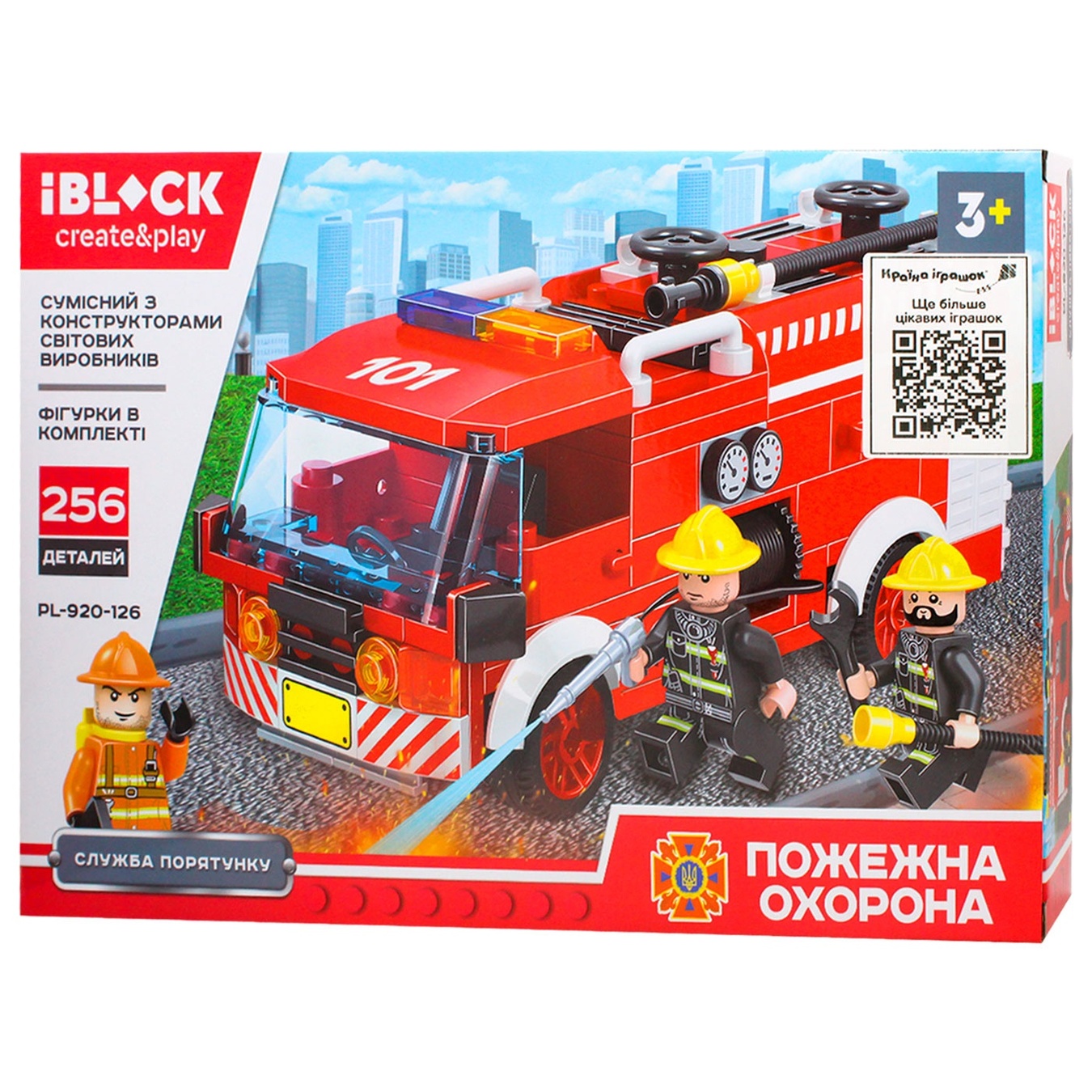 

Игрушка Iblock Конструктор Пожарная техника PL-920-126