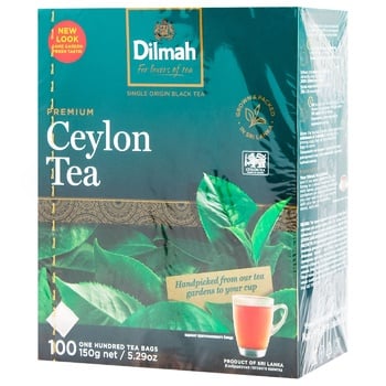 Dilmah Premium Ceylon Black Tea 1.5g*100pcs - buy, prices for Auchan - photo 2