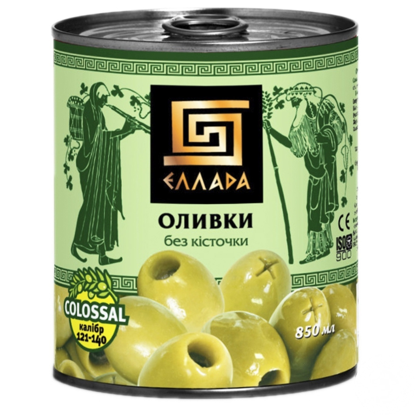 

Оливки Эллада без косточки 850мл