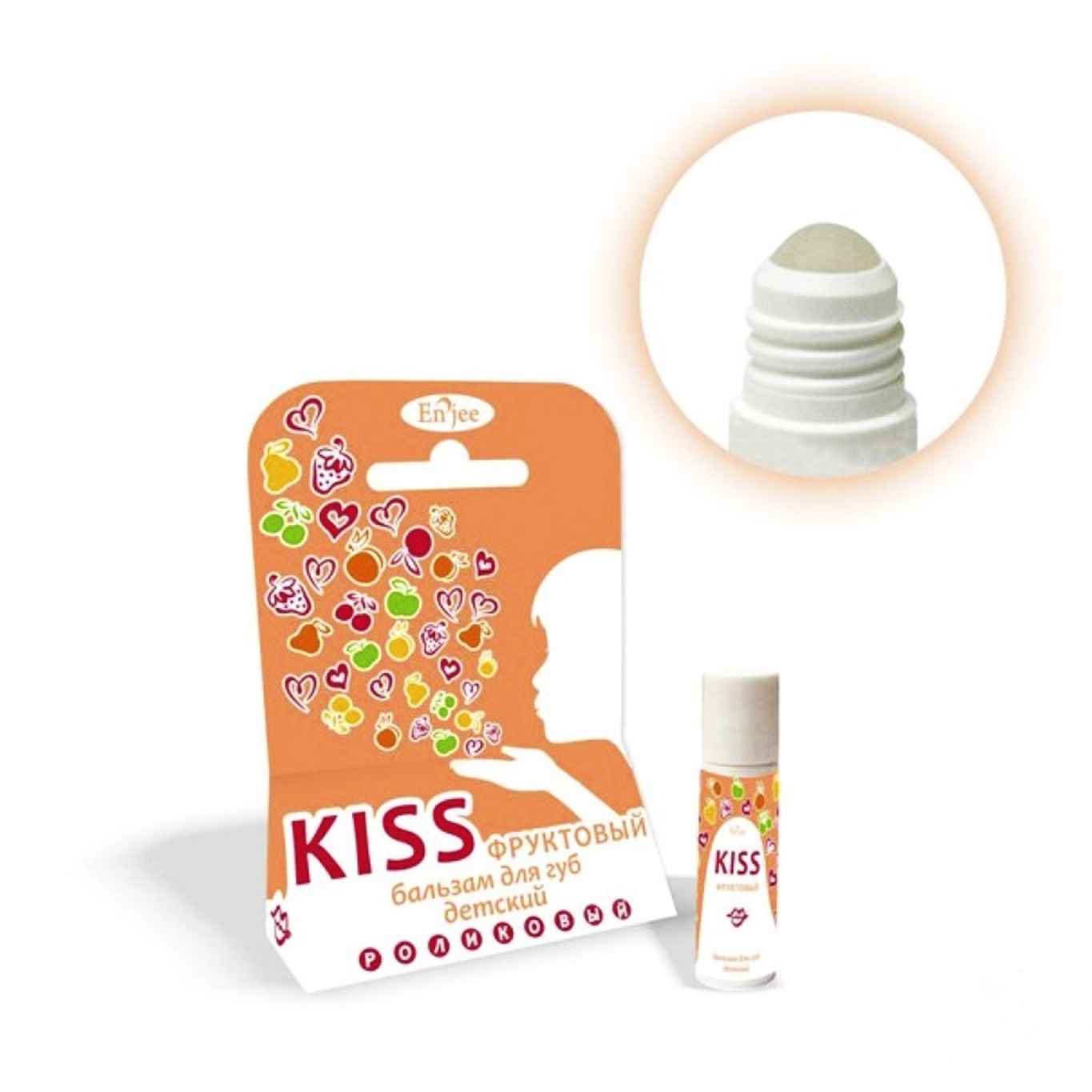 

Бальзам En`jee Kiss Фруктовый для губ для детей 6мл