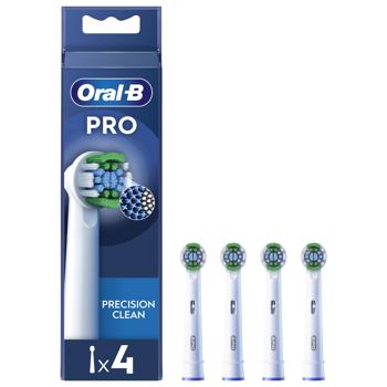 Oral B Precision Clean Electric Toothbrush Heads 4pcs