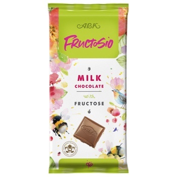 AVK Milk Chocolate with Fructose 90g - buy, prices for NOVUS - photo 1