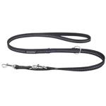 Повідець Amiplay Reflective регульований 6в1 100-200см / 15мм чорний