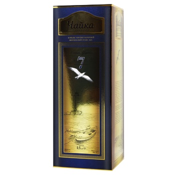 Shustoff Chayka X.O. 7Yrs Cognac 40% 0.5l - buy, prices for Auchan - photo 3