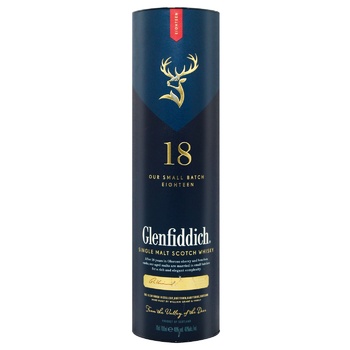 Виски Glenfiddich 18 лет тубус 0,7л - купить, цены на METRO - фото 3