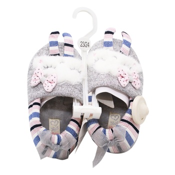 Corifei Children's Gray Slippers s.23-32