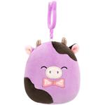Squishmallows Alexi Cow Soft Toy on Clip 9cm
