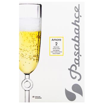 Pasabahce Amore Champagne Glass Set 150ml*2pcs - buy, prices for AlcoHub - photo 3