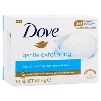 Крем-мыло твердое Dove Gentle exfoliating 90г - купить, цены на МегаМаркет - фото 1