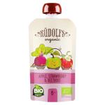 Пюре Rudolfs Смузі яблуко-полуниця-буряк 110г