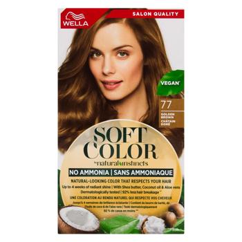 Фарба для волосся Wella Soft Color золотисто-коричнева 77 - купити, ціни на - фото 3