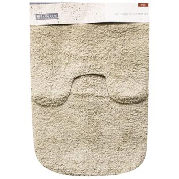 Bathroom Solutions Bath and Toilet Mat Set 50x70cm and 40x50cm 2pcs - buy, prices for METRO - photo 4